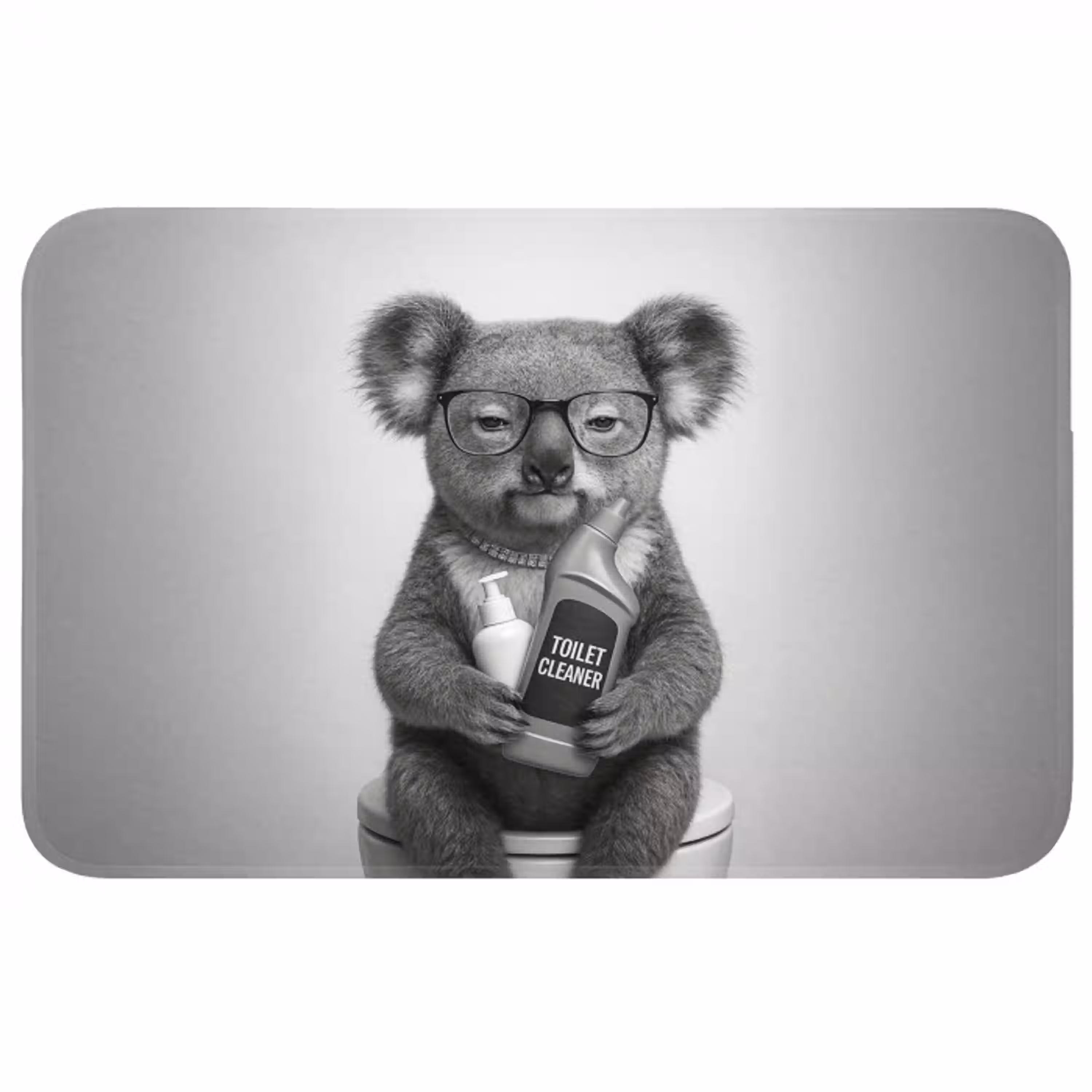 Koala - Bril - Toilet Badmat middel -3d