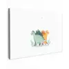 Planten - Sterren - Dinosaurussen - Oranje canvas 2cm klein -z3d