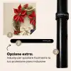 Deurkrans - Strik - Kerst - Rood - Groen Inductie beschermer vinyl 3mm middel -zzzzzzz-induclip_IT