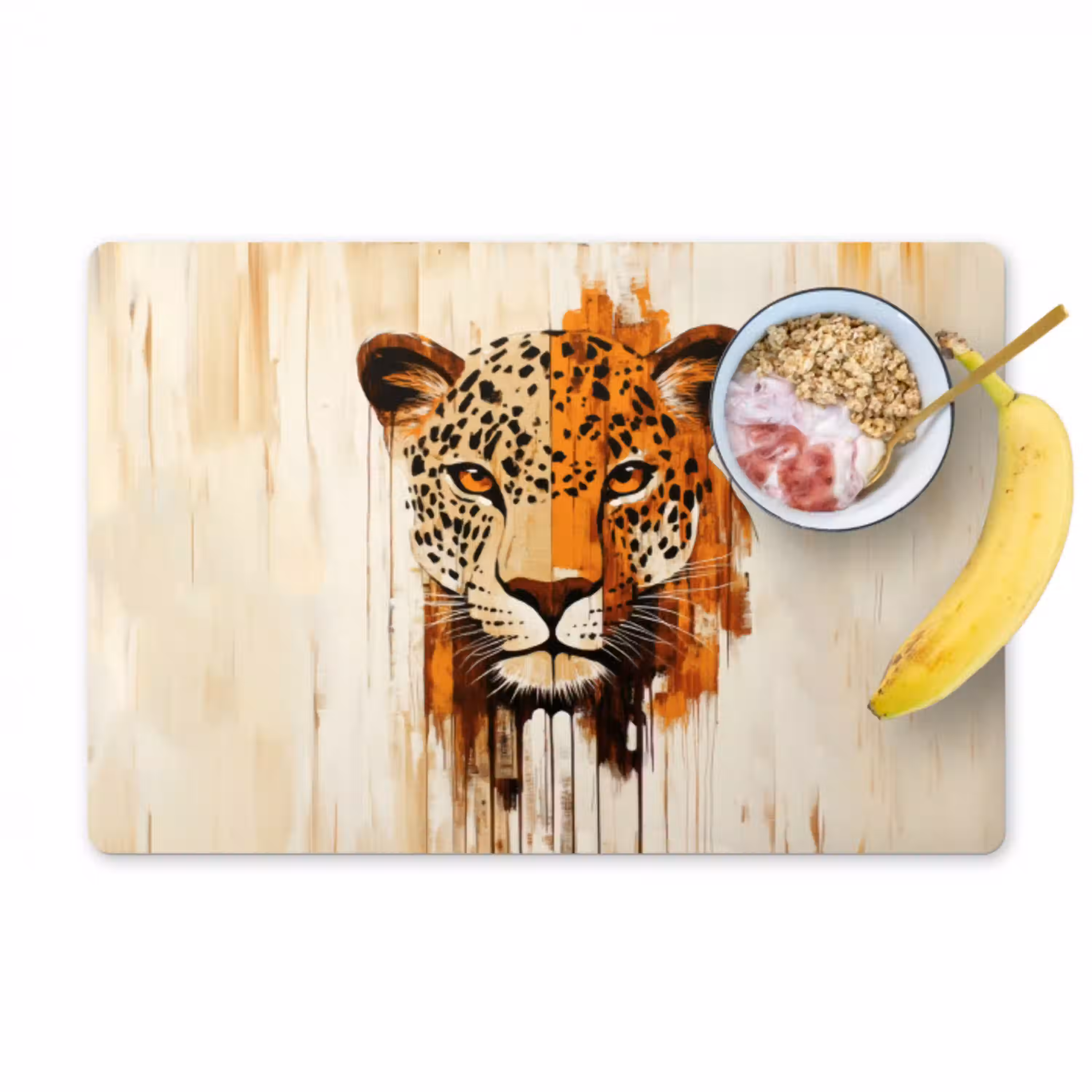 Luipaard - Symmetrisch - Strepen Placemat vinyl groot -zzzproduct_Kitchenyeah-website