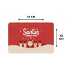 Illustratie - Kerstman - Rendieren - Rood Placemat vinyl groot -specs