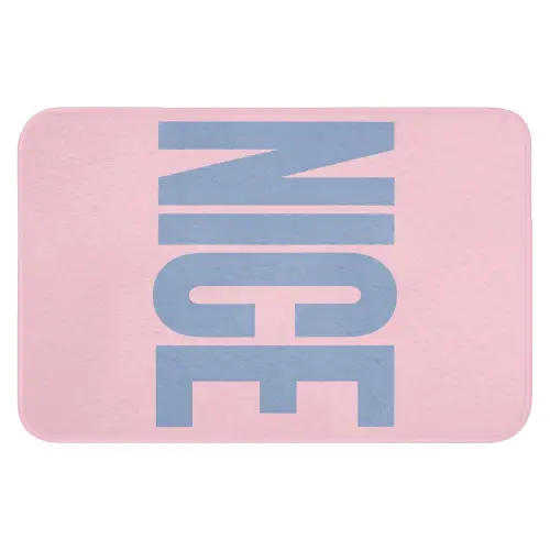 Nice - Paars - Roze Badmat klein -3d