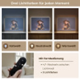 Tovenares - Magisch - Blauw - Toveren Light Box met batterij (Wandlamp) middel -USP_lichtkleurDE