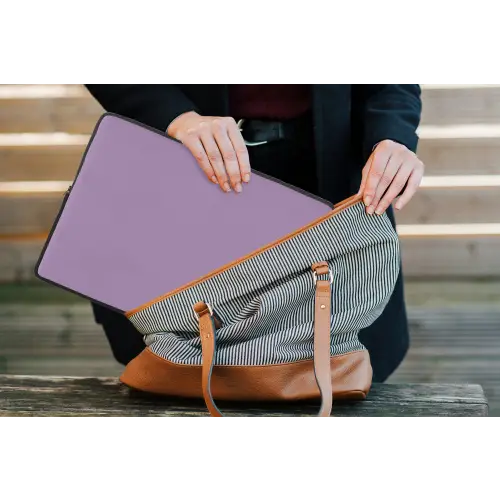 Interieur - Paars - Kleuren - Paarse - Kleur - Effen laptophoes neopreen klein 279 -tas