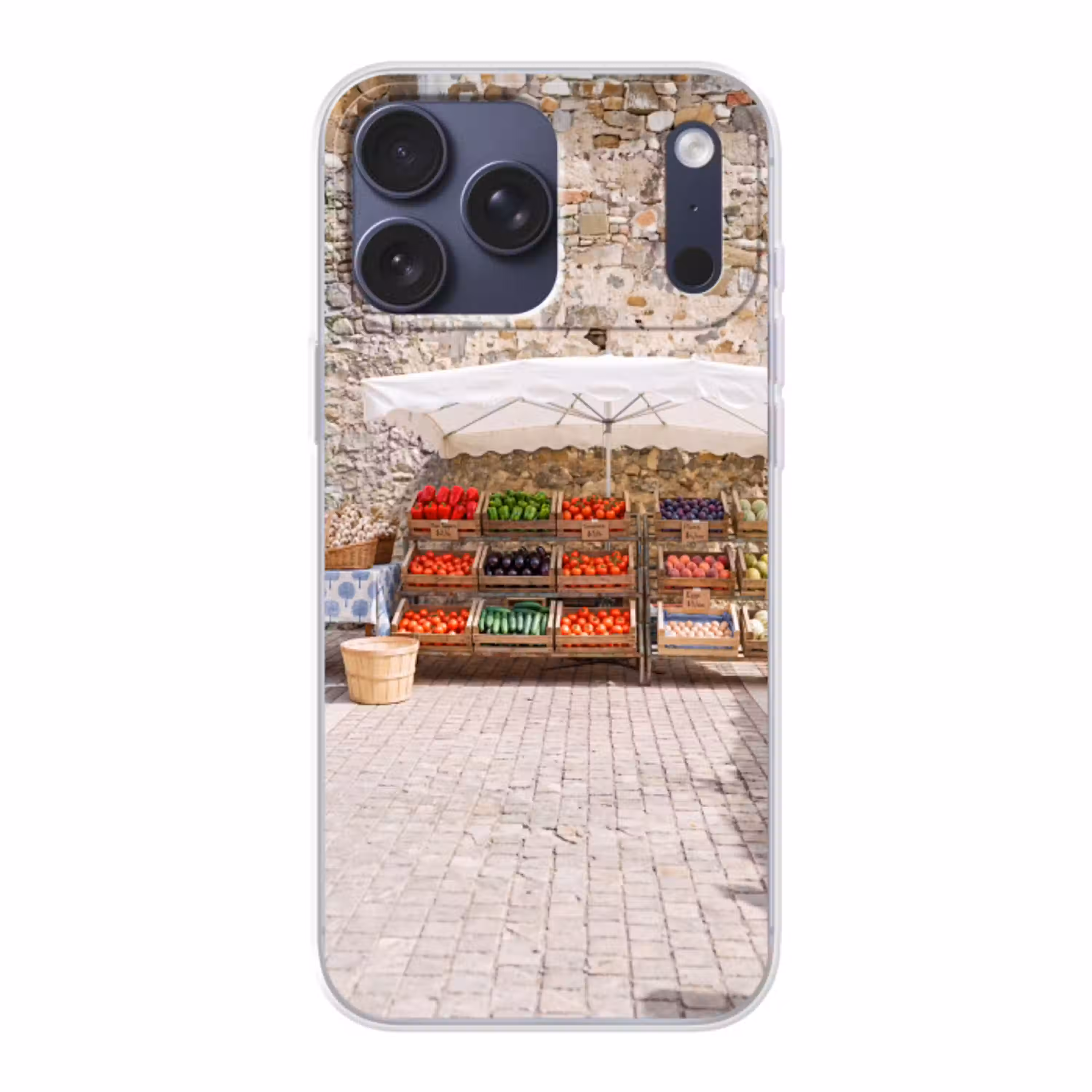 Eten - Markt - Vers Telefoonhoesje iPhone 17 Pro Max klein -3d