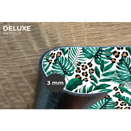 Panterprint - Bladeren - Jungle Placemat vinyl groot -closeup