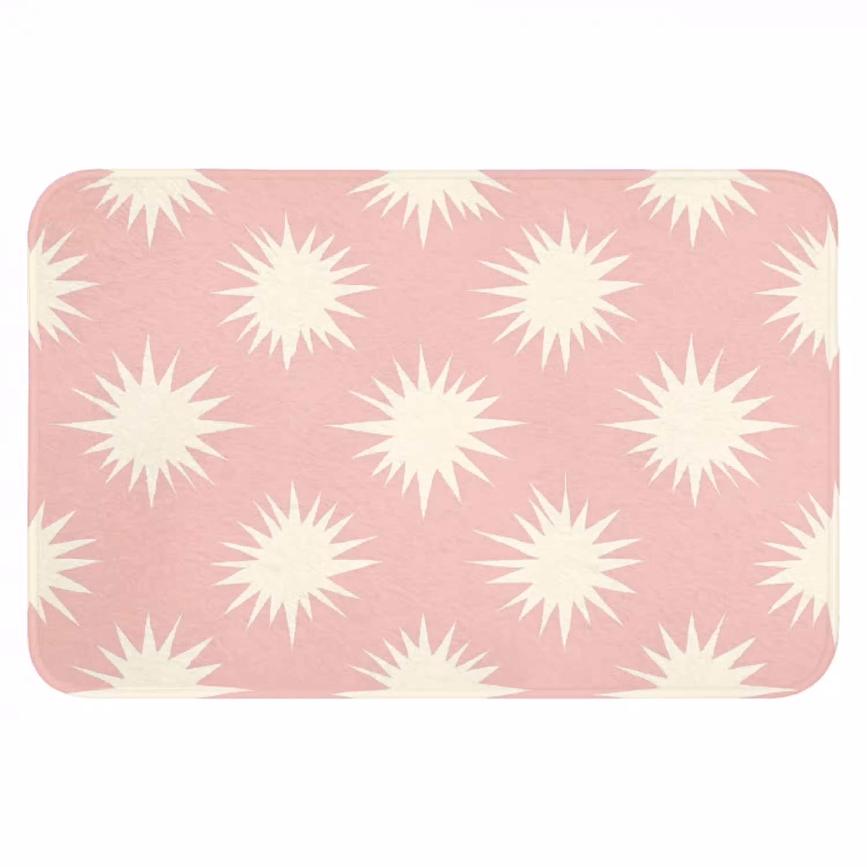 Zonnen - Patroon - Roze Badmat klein 997 -3d