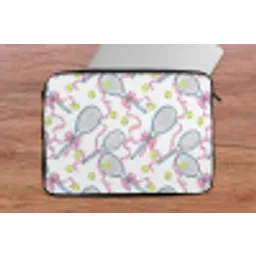 Tennis - Strikken - Kleurrijk laptophoes neopreen klein 279 -tafel