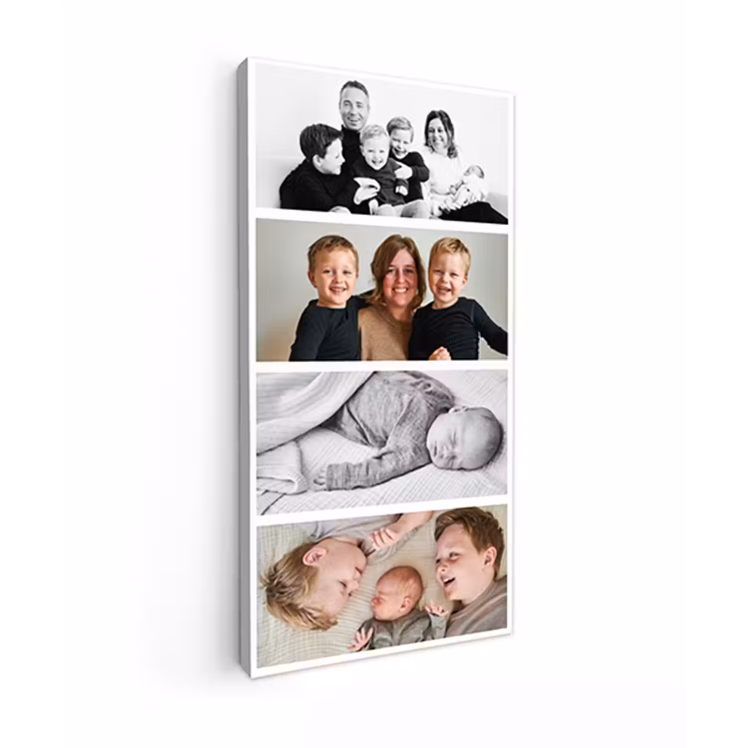 Canvas collage - Staand - 4 foto's