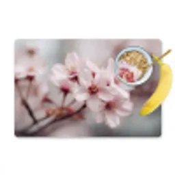 Bloesems - Meeldraden - Geel - Wazig Placemat vinyl groot -zzzproduct_Kitchenyeah-website