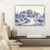 Rustiek - Landgoed - Blauw canvas 2cm klein -sfeer6