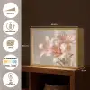 Lelies - Meeldraden - Roze - Wazig Light Box met batterij (Wandlamp) middel -USP_websiteoverzichtNL