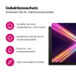 Kruisen - Lasterstralen - Neon Inductie beschermer vinyl 3mm klein -zzzzzzz-lf-ups