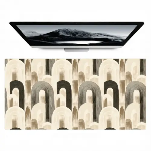 Abstract - Patroon - Bogen Muismat XXL klein 681 -zzz3d