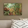 Design - Natuur - Paddenstoelen - Ernst Haeckel canvas 2cm klein -sfeer3