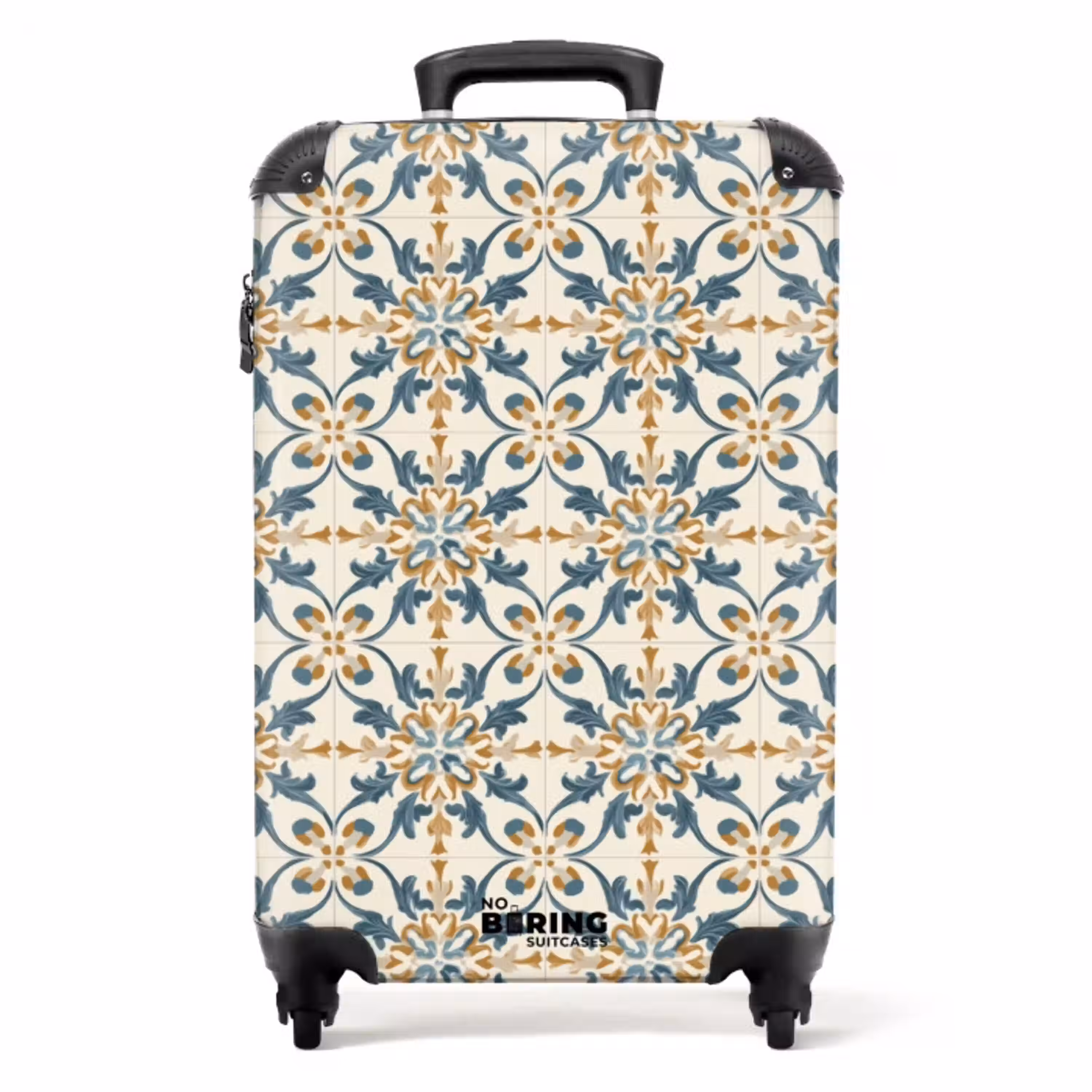 Patroon - Klassiek - Kleurrijk NBS - Handbagage koffer - Volwassenen Unisex middel -productfoto_recht