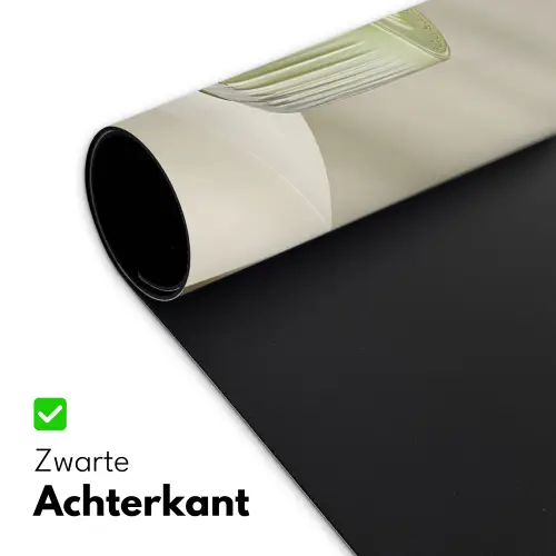 Matcha - Glas - Groen - Minimalistisch Muismat XXL klein -sfeer2