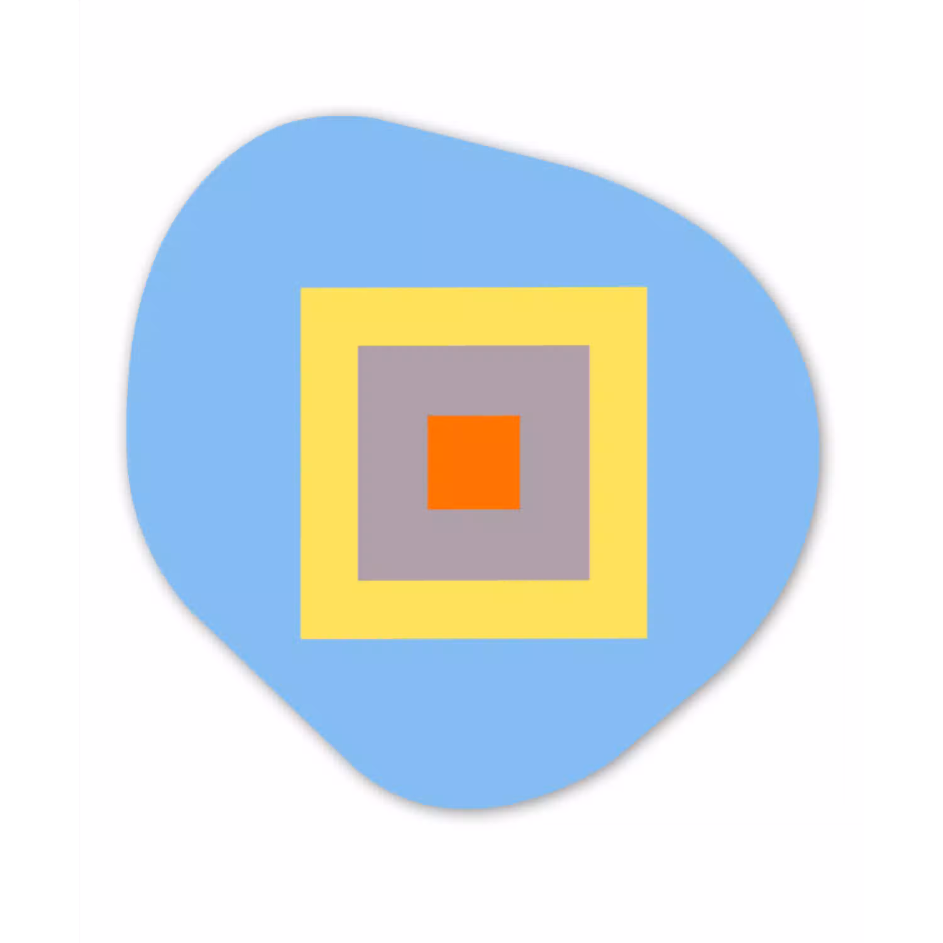 Abstract - Geometrisch - Kleurrijk - Modern - Vormen Wandcirkel Organisch Forex 3mm klein -3d