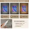 Neon - Strepen - Abstract - Blauw - Roze Light Box met kabel (Kinderlampje) klein -USP_lichtkleurNL