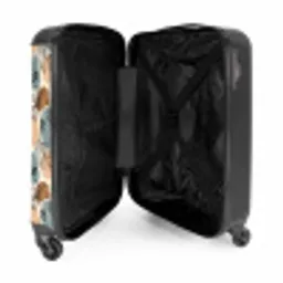 Boho - Zachte aardetinten NBS - Handbagage koffer - Unisex middel -binnenkant