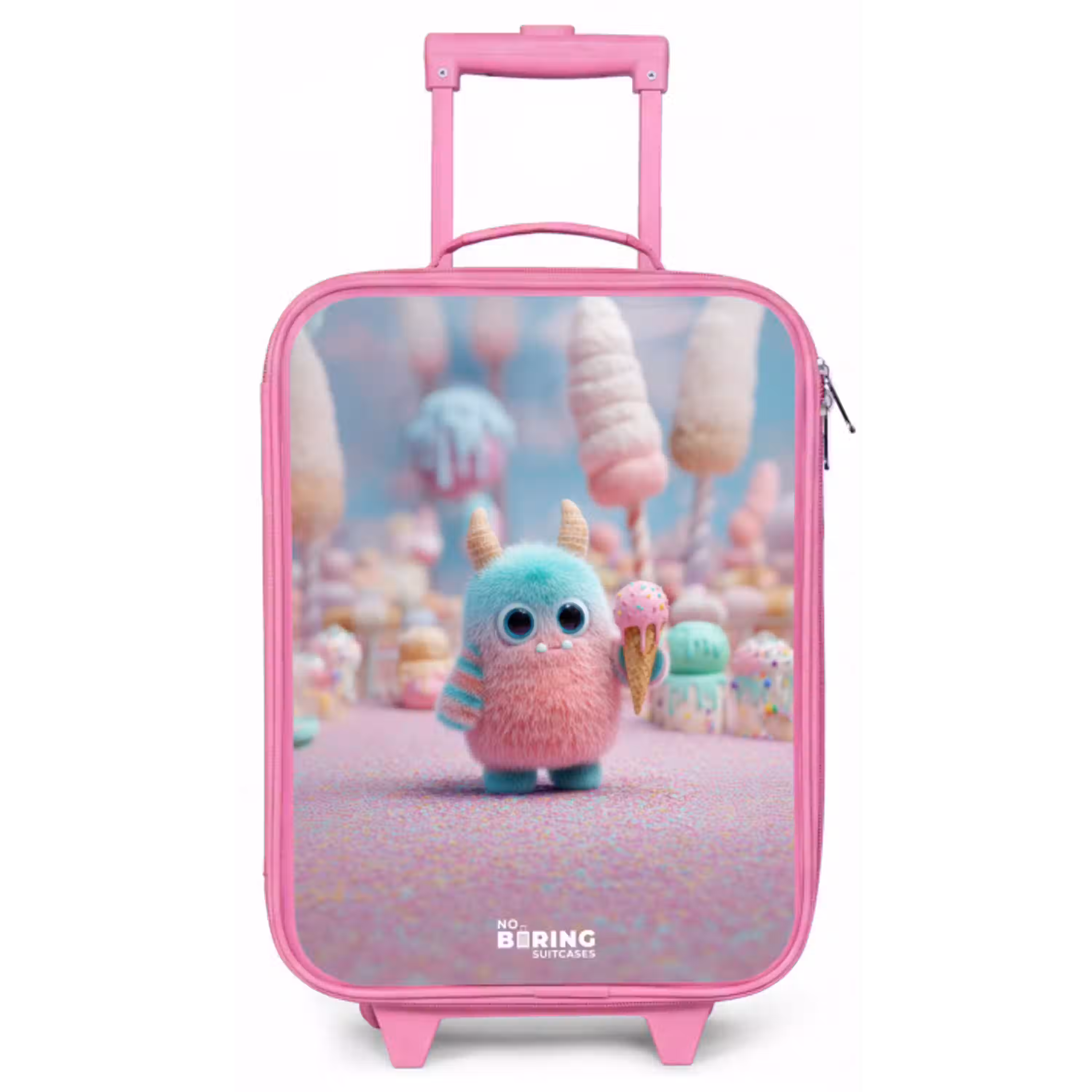 Zoet Monstersnoep Avontuur Kinderkoffer - Roze klein -zz3dotto
