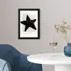 Sterren - Zwart - Kerstmis - Feestdagen fotolijst zwart zonder passe partout klein -sfeer4