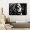 Paard - Schimmel - Portret canvas 2cm klein -sfeer6