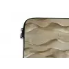 Golven - Patroon - Goud laptophoes neopreen klein 279 -detail