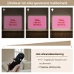 Moeder - Boodschap -Roze Light Box met batterij (Wandlamp) middel -USP_dimbaarNL