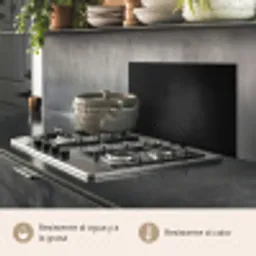 Beton - Zwart - Grijs - Structuur - Industrieel keuken achterwand spatscherm klein -usp_ES