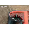 Lantaarn - Deur - Turquoise Placemat vinyl groot -closeup