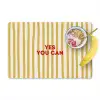 Strepen - Abstract - Yes you can - Rood Placemat vinyl groot -zzzproduct_Kitchenyeah-website
