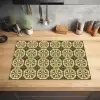 Ornament - Patroon - Groen Inductie beschermer vinyl 3mm klein 276 -sfeer5