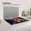 Spectaculaire Lelie Lichtshow Inductie beschermer vinyl 3mm klein -wsfeer7_website