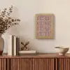 Geometrisch - Patroon - Rood Light Box met kabel (Tafellamp) klein 925 -sfeer2