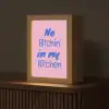 Quote - Blauw - Lettertype - Keuken Light Box met kabel (Tafellamp) klein -z3d_website