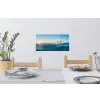 Luchtballonnen - Bergen - Zonsopgang - Landschap Muursticker klein -eettafel
