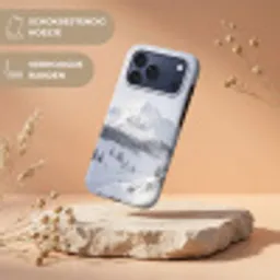 Berg - Sneeuw - Winter - Natuur - Wit Toughcase MagSafe Apple iPhone 17 Pro Max klein -USP_RandenV_NL