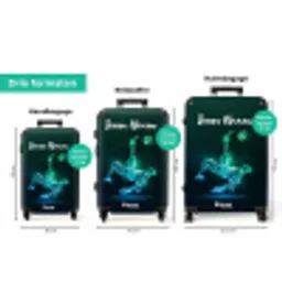 Oplichtende omhaal NBS - Handbagage koffer - Kinderen Unisex middel zzzzzzVergelijking_3NL