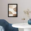 Snijdende cirkels - Overlappende vlakken fotolijst zwart zonder passe partout klein -sfeer4