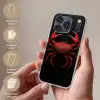 Krab - Rood - Vissen - Schaaldieren Telefoonhoesje iPhone 17 Pro Max klein -sfeer3_DE