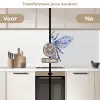 Bij - Modern - Delfts - Blauw keuken achterwand 2 middel -voor-na2_NL