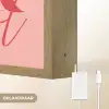 Star girl - Roze - Panter - Ster Light Box met batterij (Wandlamp) middel -USP_websiteoplaadbaarNL