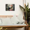 Toekan - Vogels - Bloemen - Planten - Tropisch tuinposter los doek klein -sfeer7