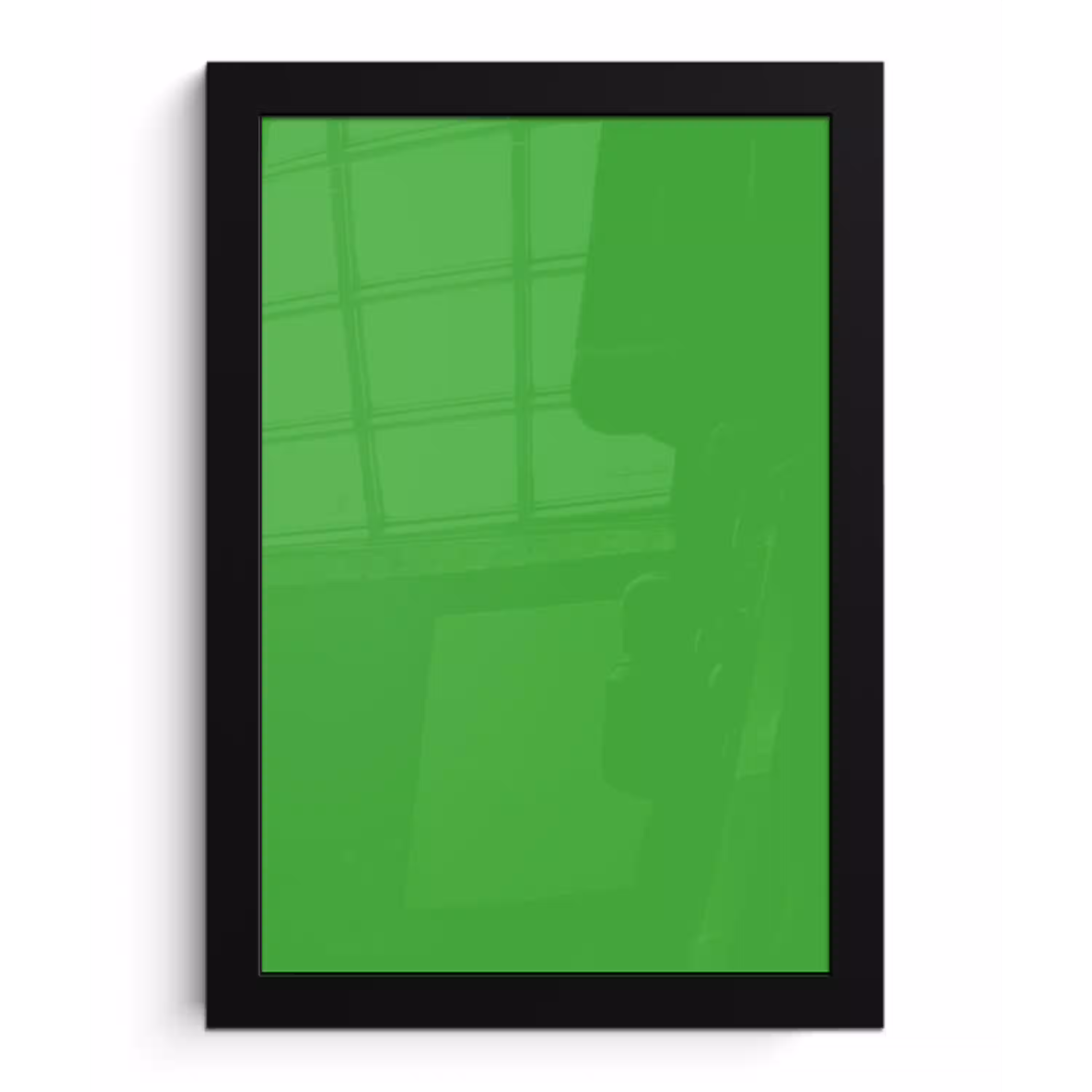 Kelly - Green - Groen fotolijst zwart zonder passe partout klein 224 -3d