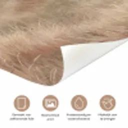 Landschap - Minimalistisch - Beige deurposter klein -closeup_NL