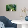 Jungle - Palmboom - Brug - Natuur - Planten poster papier klein -sfeer3