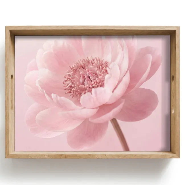 Dienblad - Bloem - Pioenroos - Roze