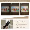 Boten - Kunst - Kleuren - Schilderij Light Box met batterij (Wandlamp) middel -USP_dimbaarNL