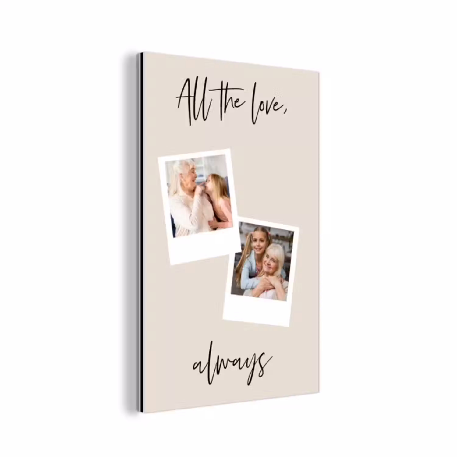 Aluminium schilderij - All The Love, Always